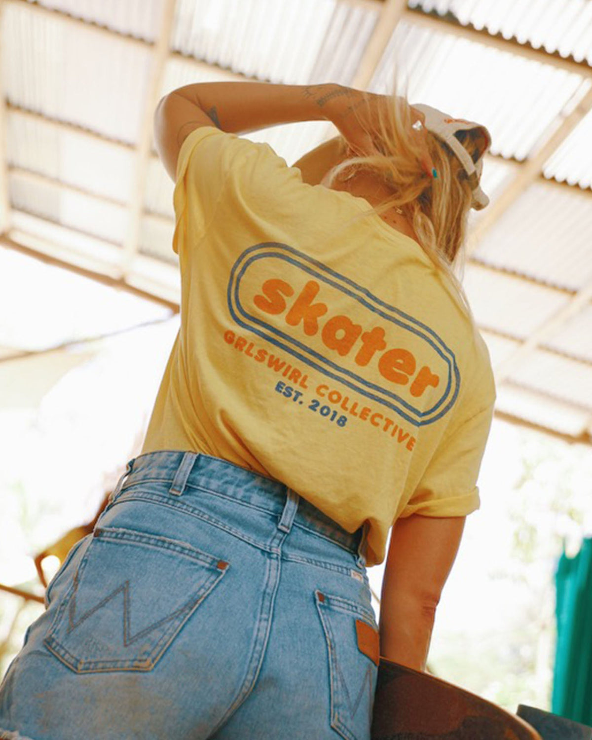 Women's GrlSwirl Skater Vintage Tee product image 4