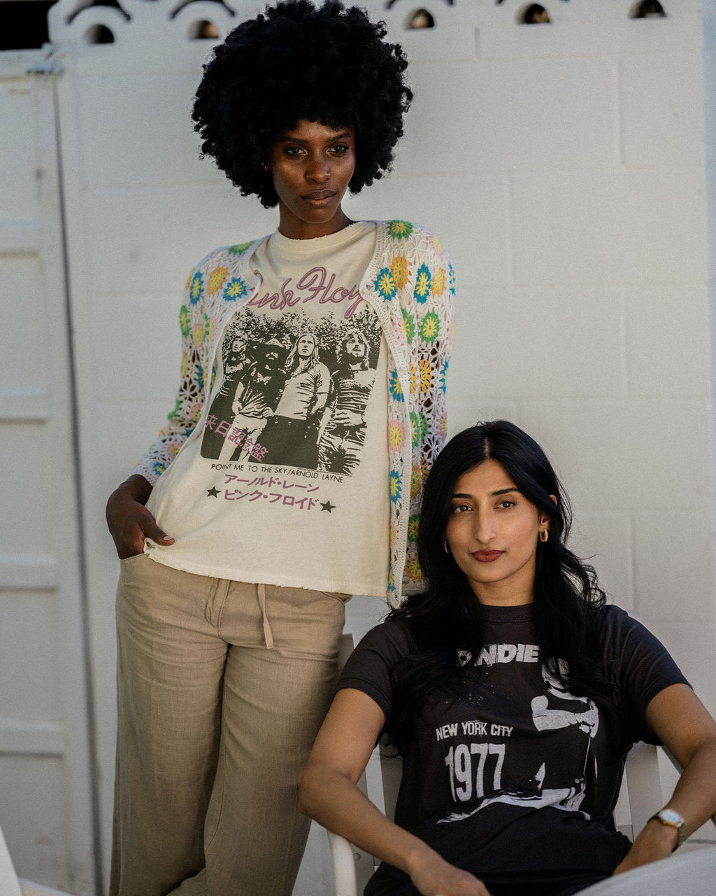 Women's Pink Floyd Point Me To The Sky Vintage Tee product image 3