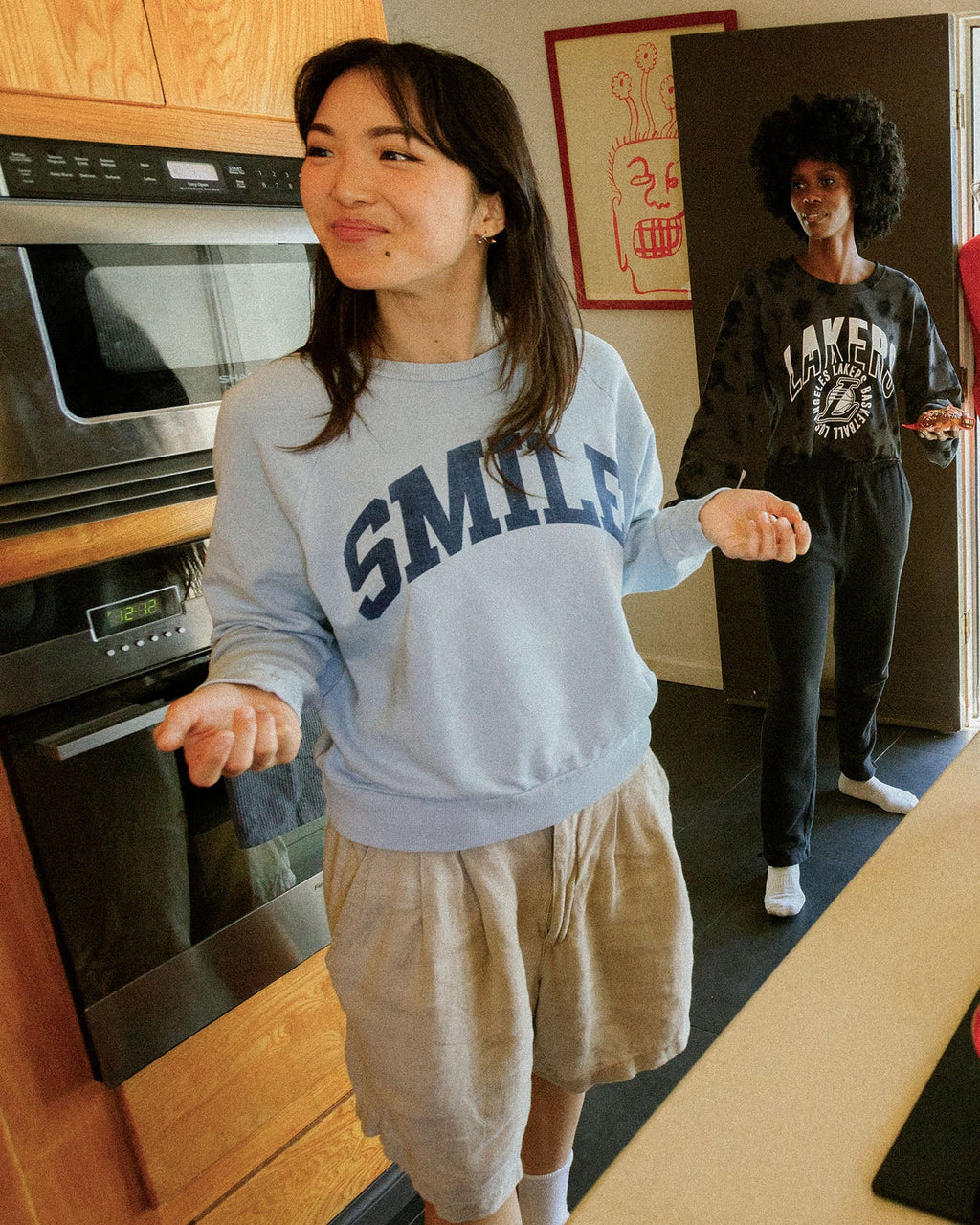 Women's Smile Vintage Raglan Pullover product image 3