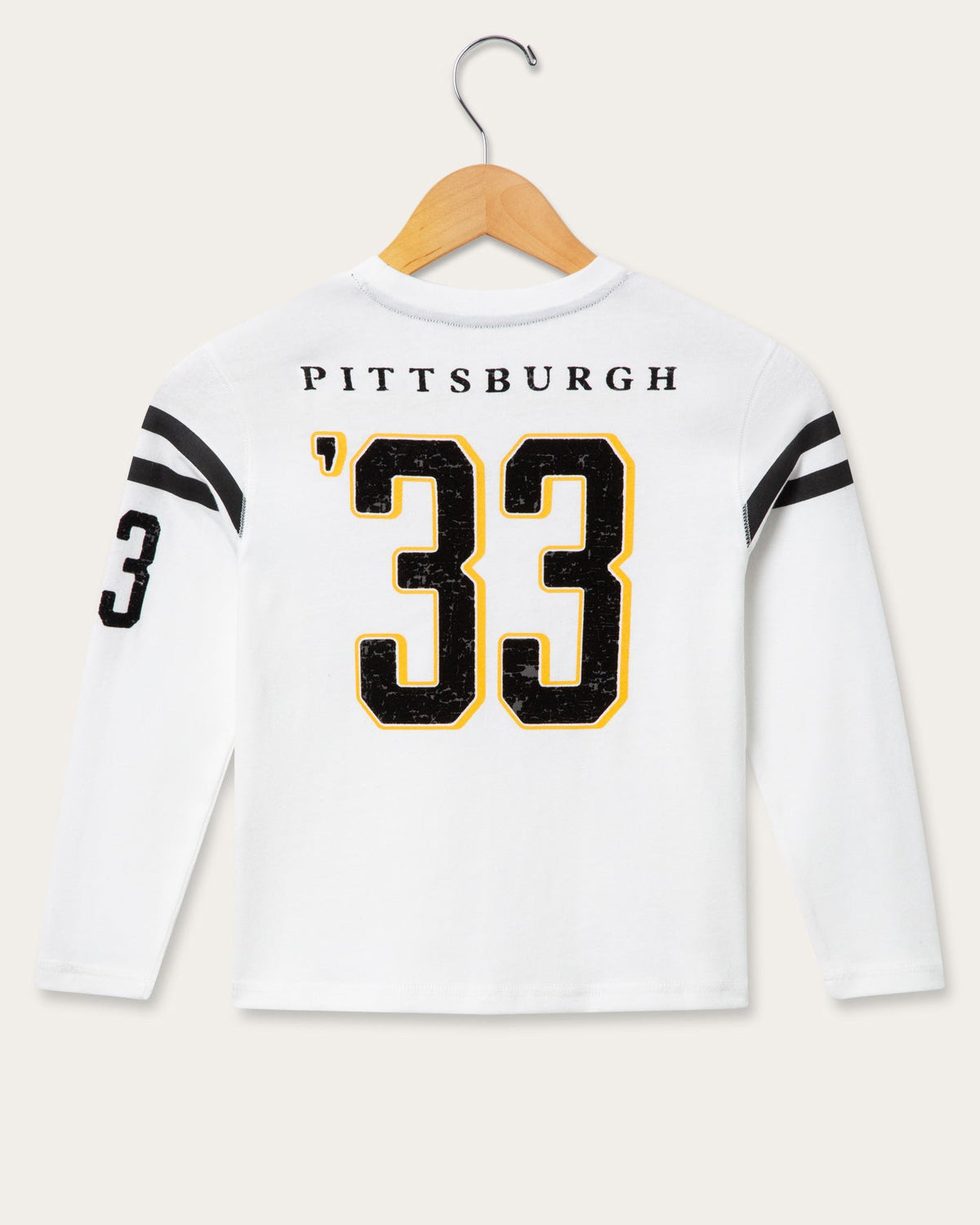Kids Pittsburgh Steelers Striped Long Sleeve Tee product image 2