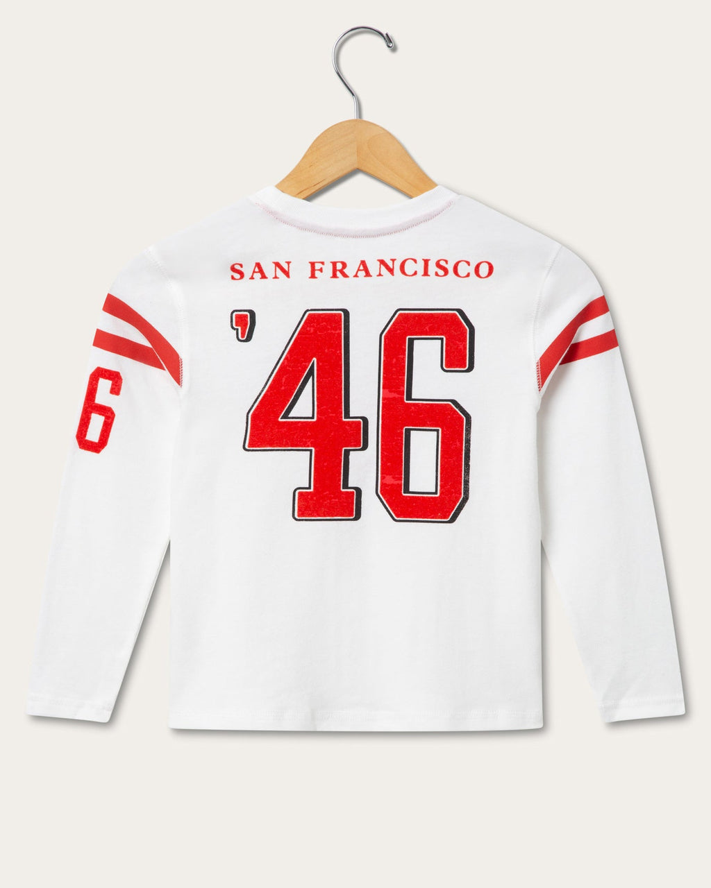 Kids San Francisco 49ers Striped Long Sleeve Tee product image 2
