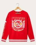 Kansas City Chiefs Striped Rib Crew Fleece product image 1