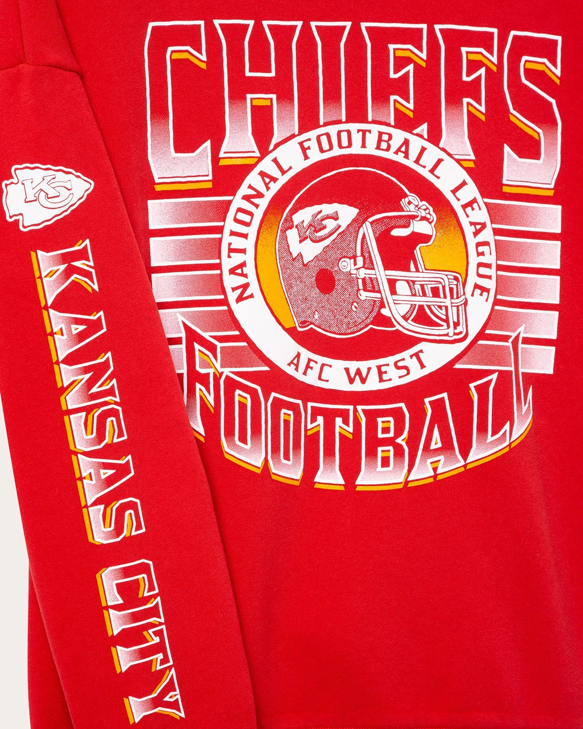 Kansas City Chiefs Striped Rib Crew Fleece product image 3
