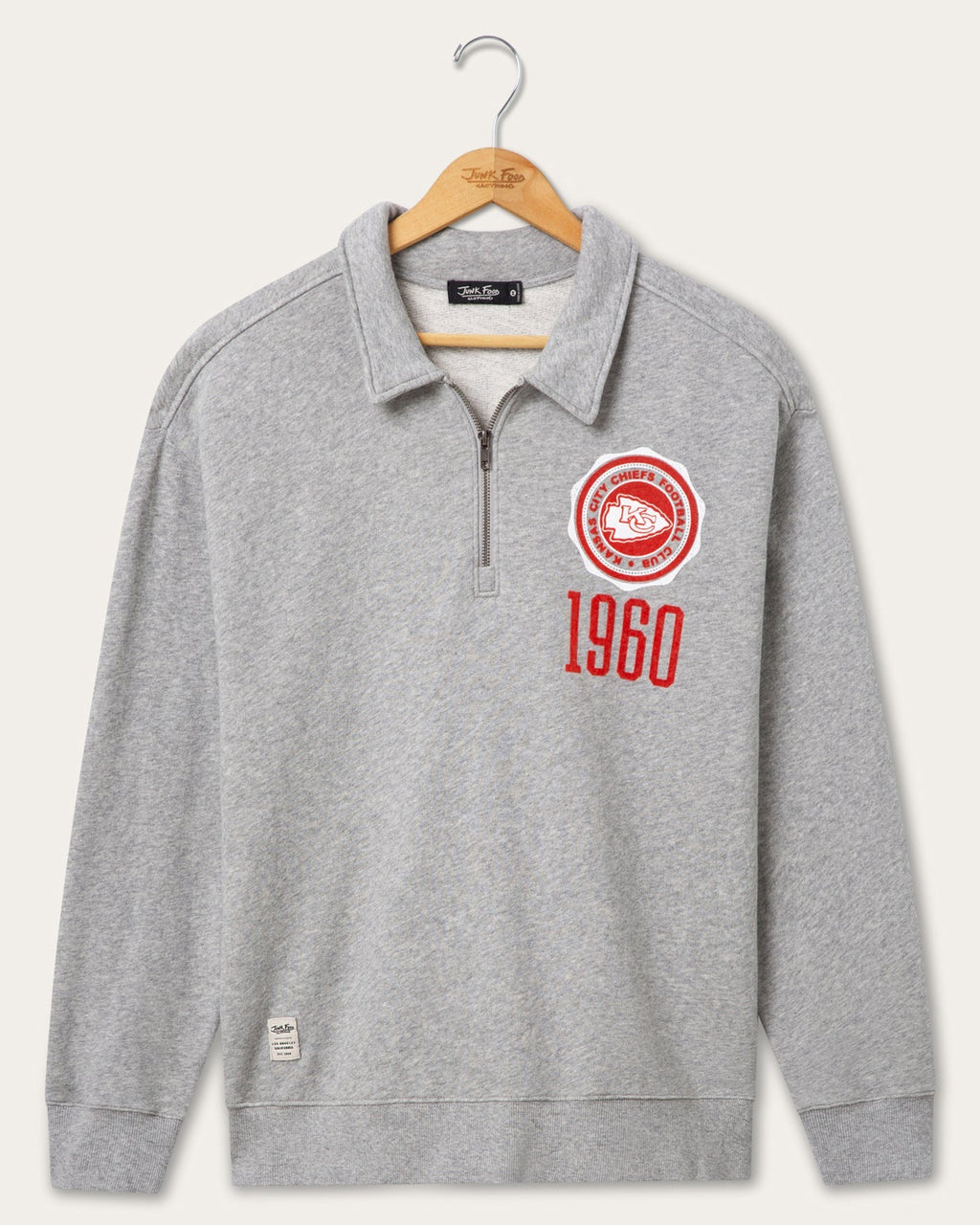 Kansas City Chiefs Flocked Quarter Zip product image 1