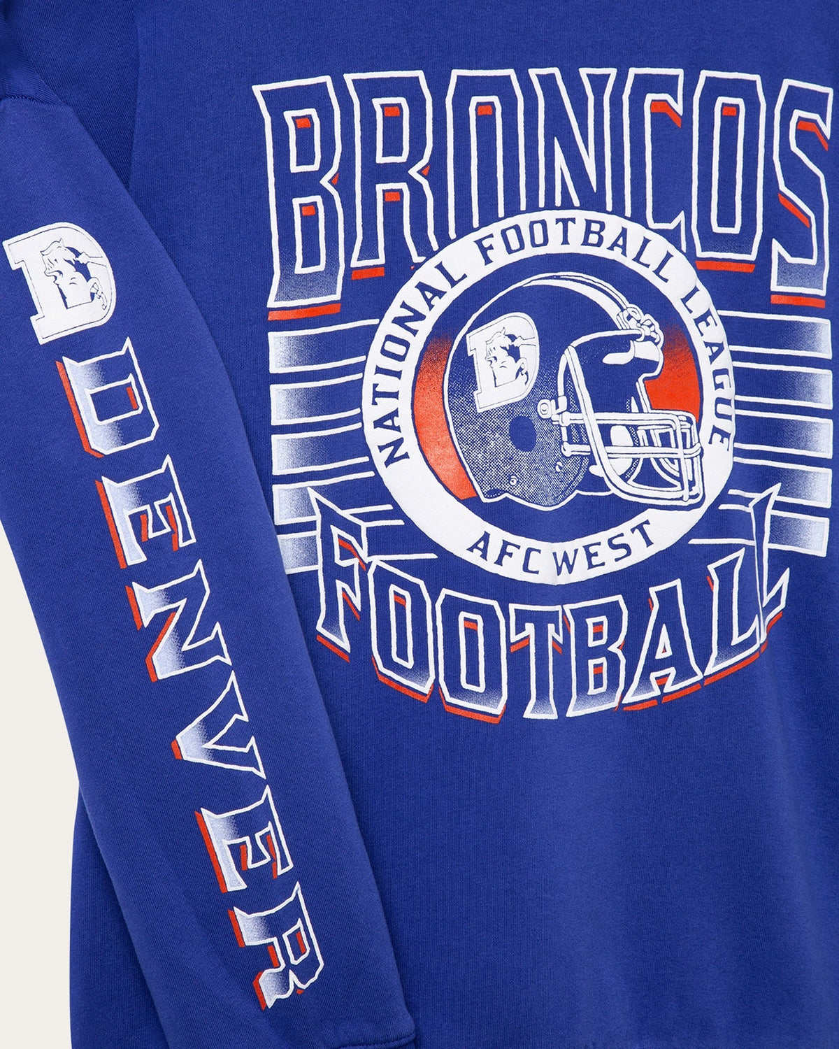Denver Broncos Striped Rib Crew Fleece product image 3