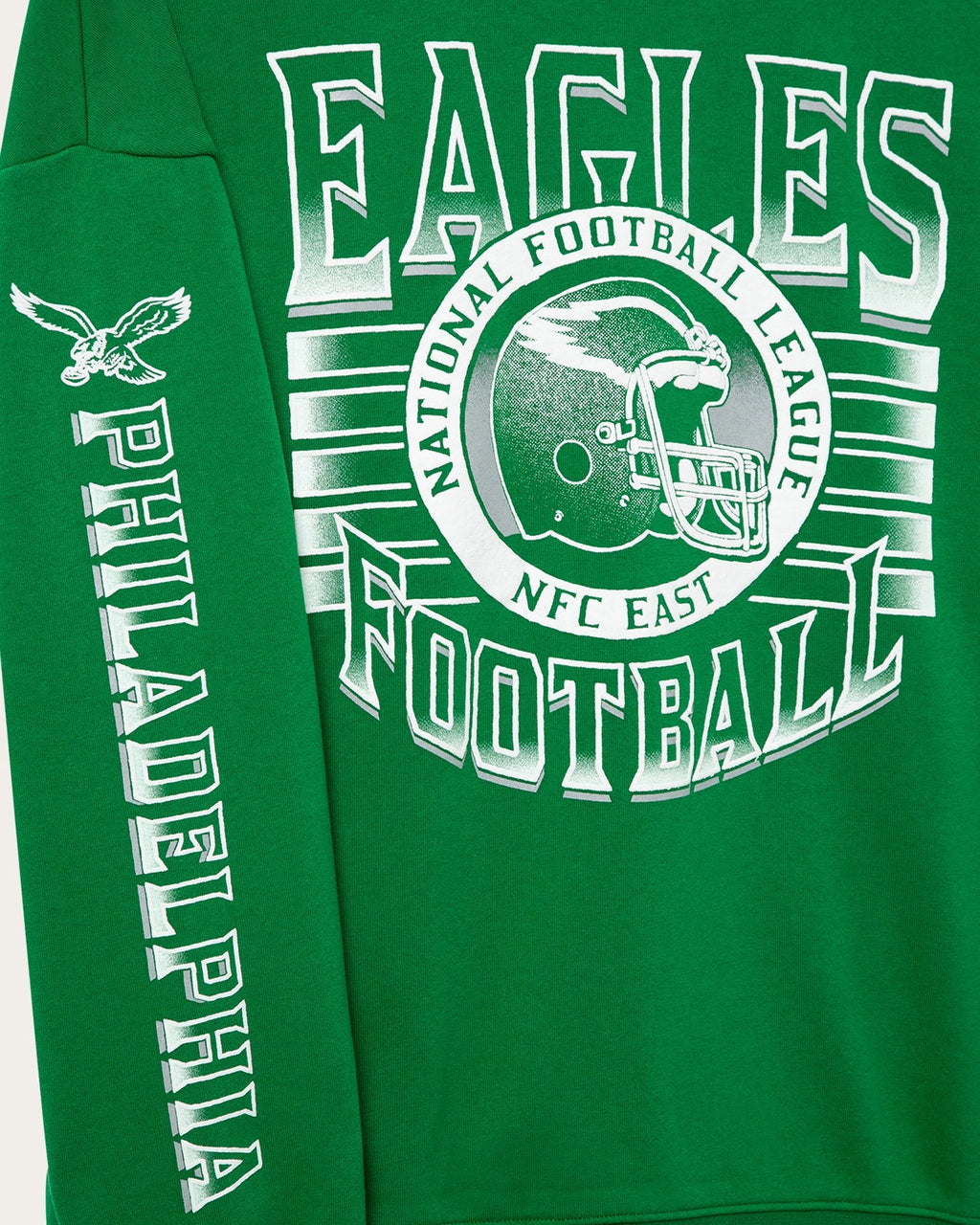 Philadelphia Eagles Striped Rib Crew Fleece product image 6