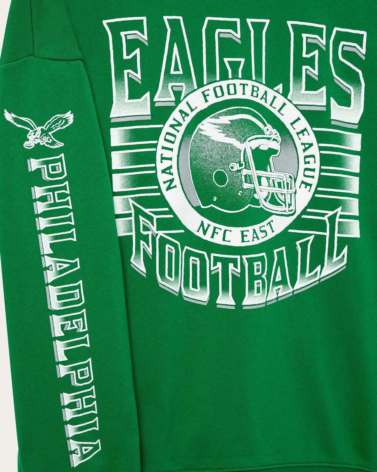 Philadelphia Eagles Striped Rib Crew Fleece product image 6