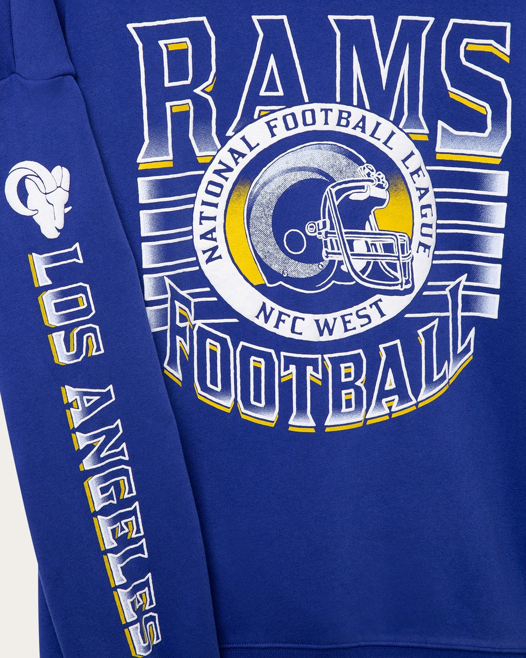 Los Angeles Rams Striped Rib Crew Fleece product image 3