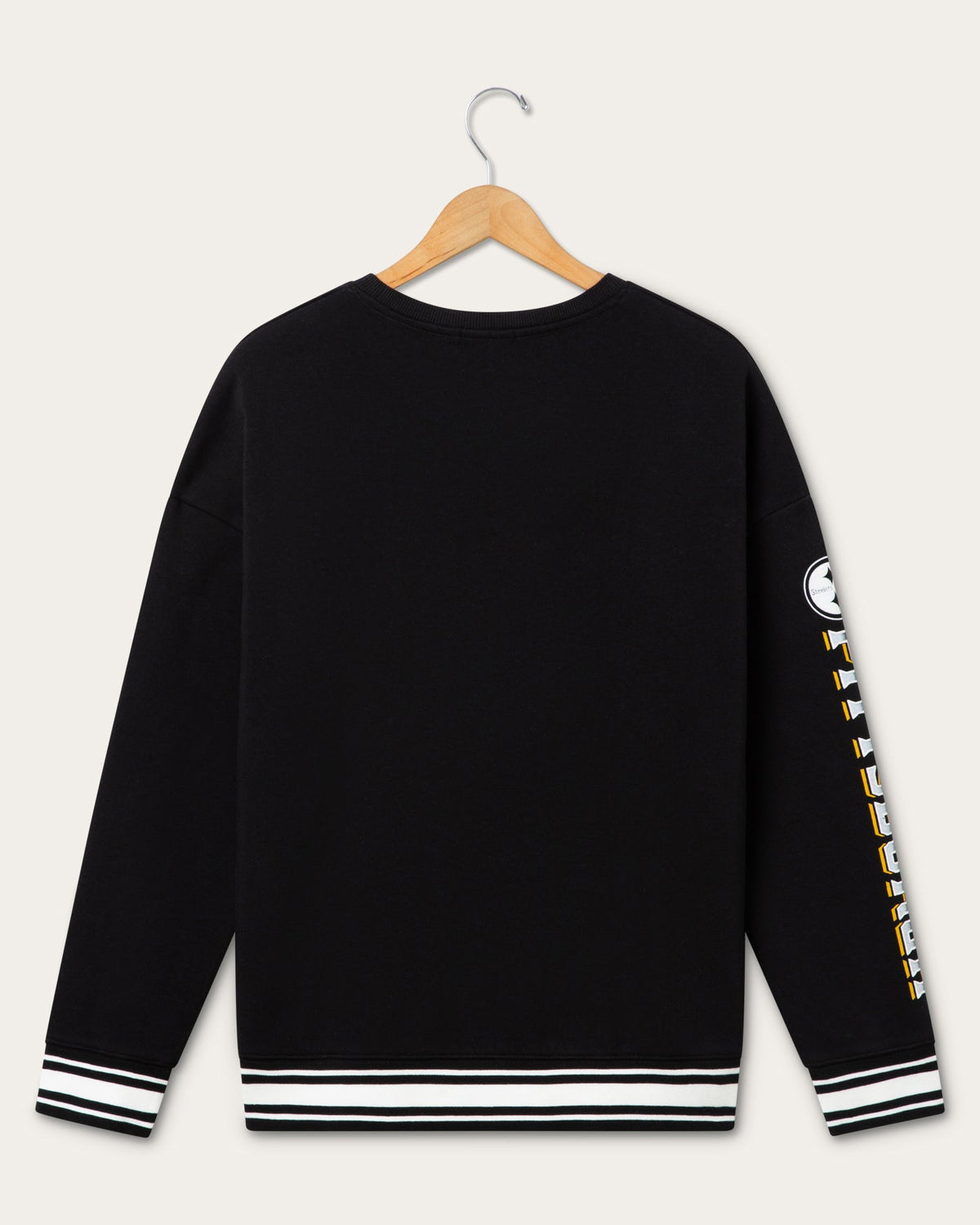 Pittsburgh Steelers Striped Rib Crew Fleece product image 2