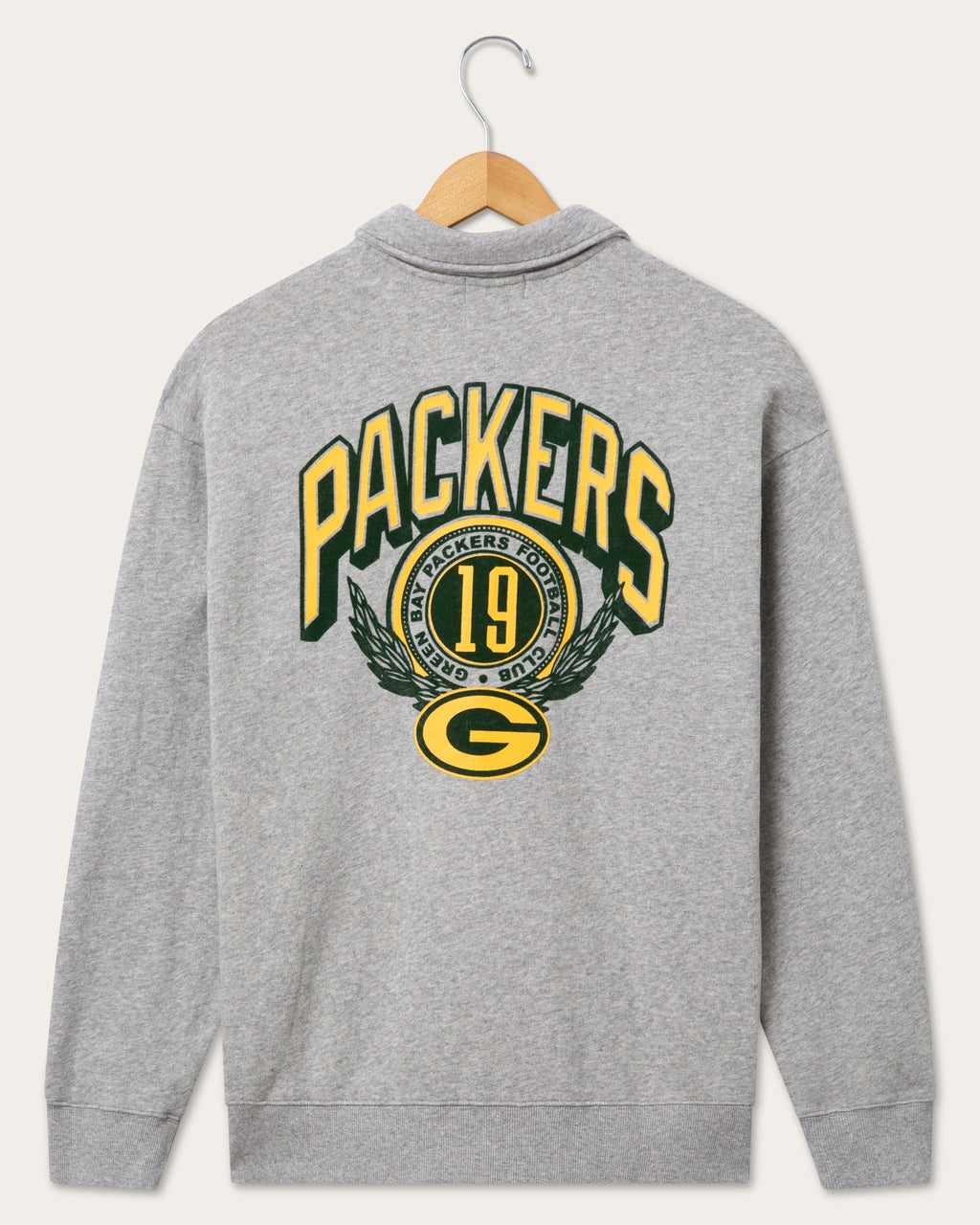 Green Bay Packers Flocked Quarter Zip product image 4
