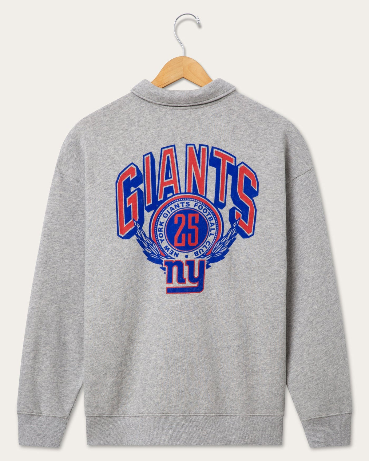 New York Giants Flocked Quarter Zip product image 3