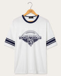 Chicago Bears Oversized Striped Ringer Tee product image 1