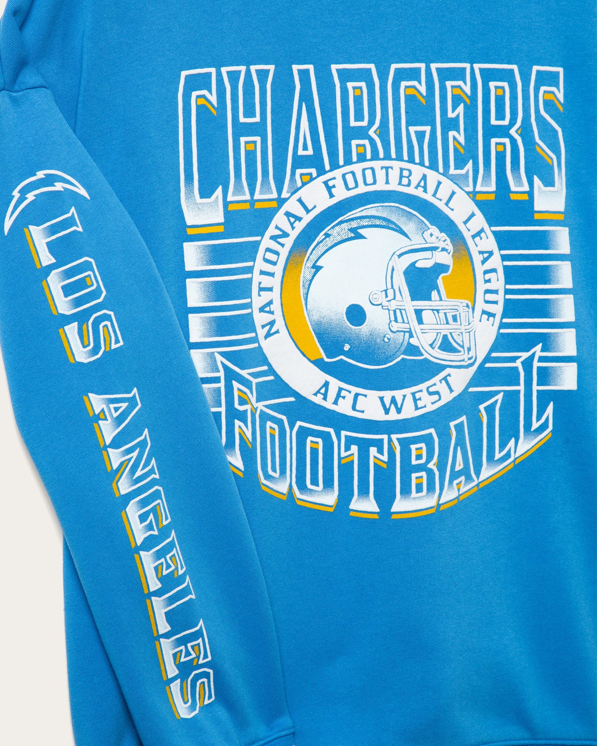 Los Angeles Chargers Striped Rib Crew Fleece product image 3