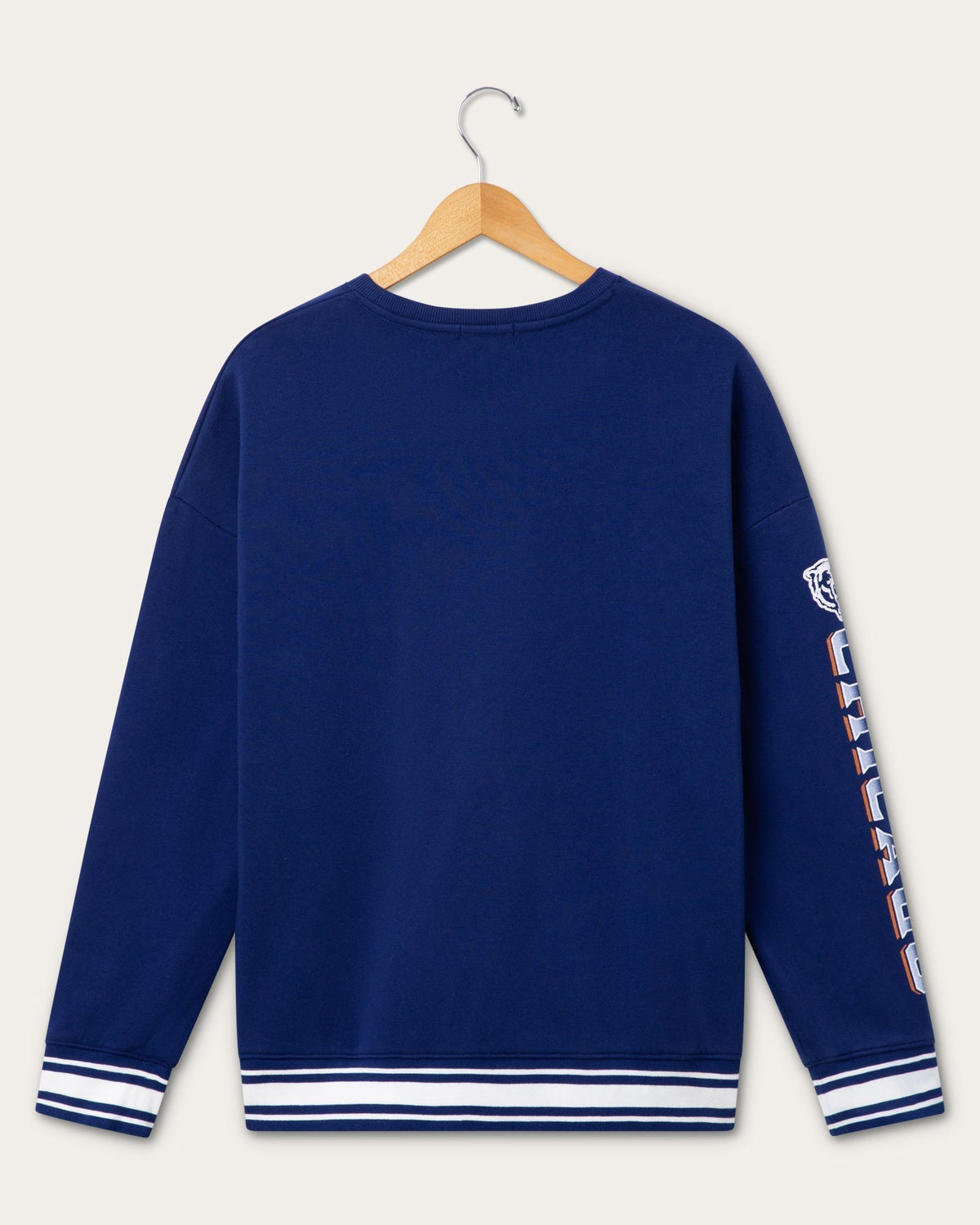Chicago Bears Striped Rib Crew Fleece product image 2