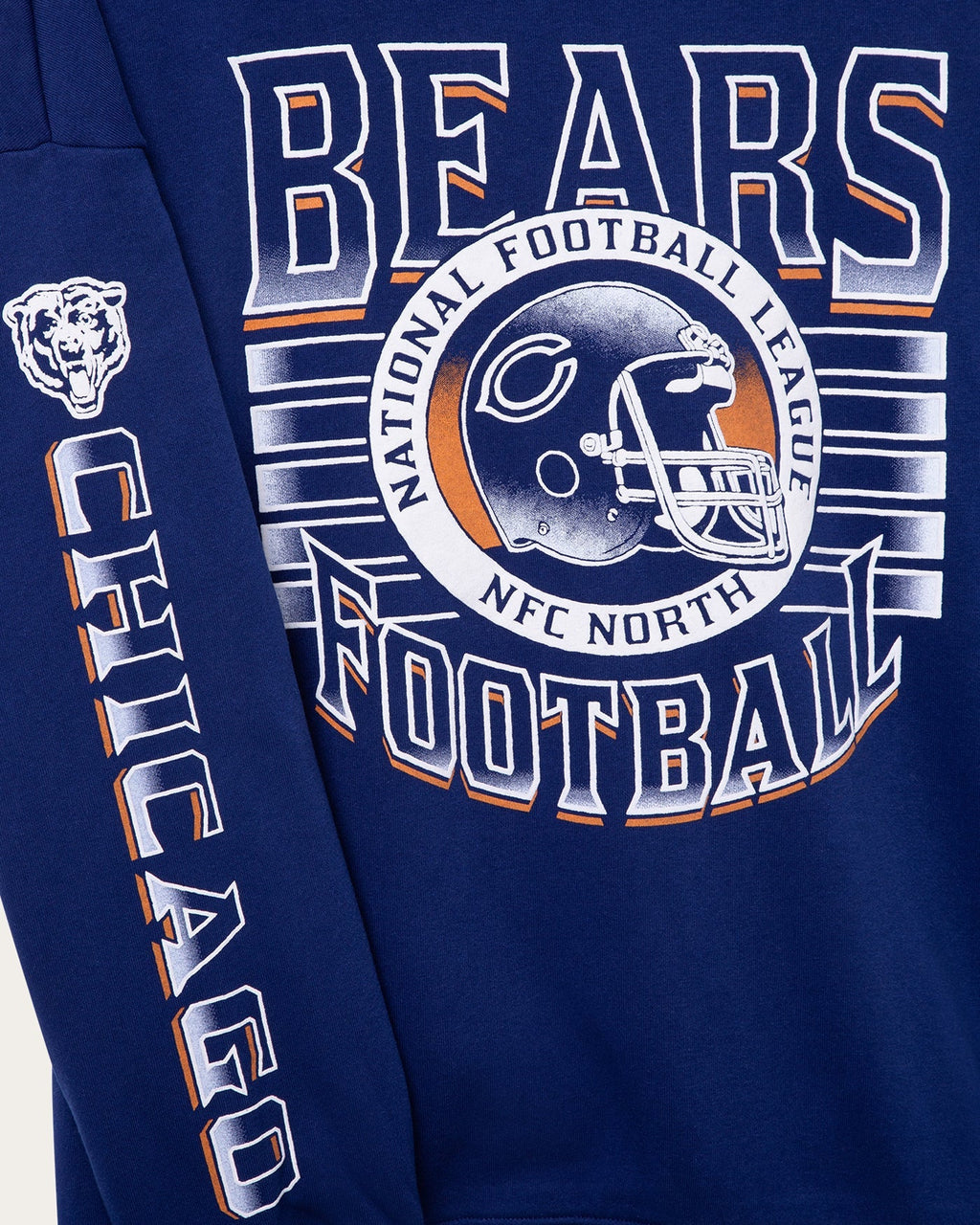 Chicago Bears Striped Rib Crew Fleece product image 3