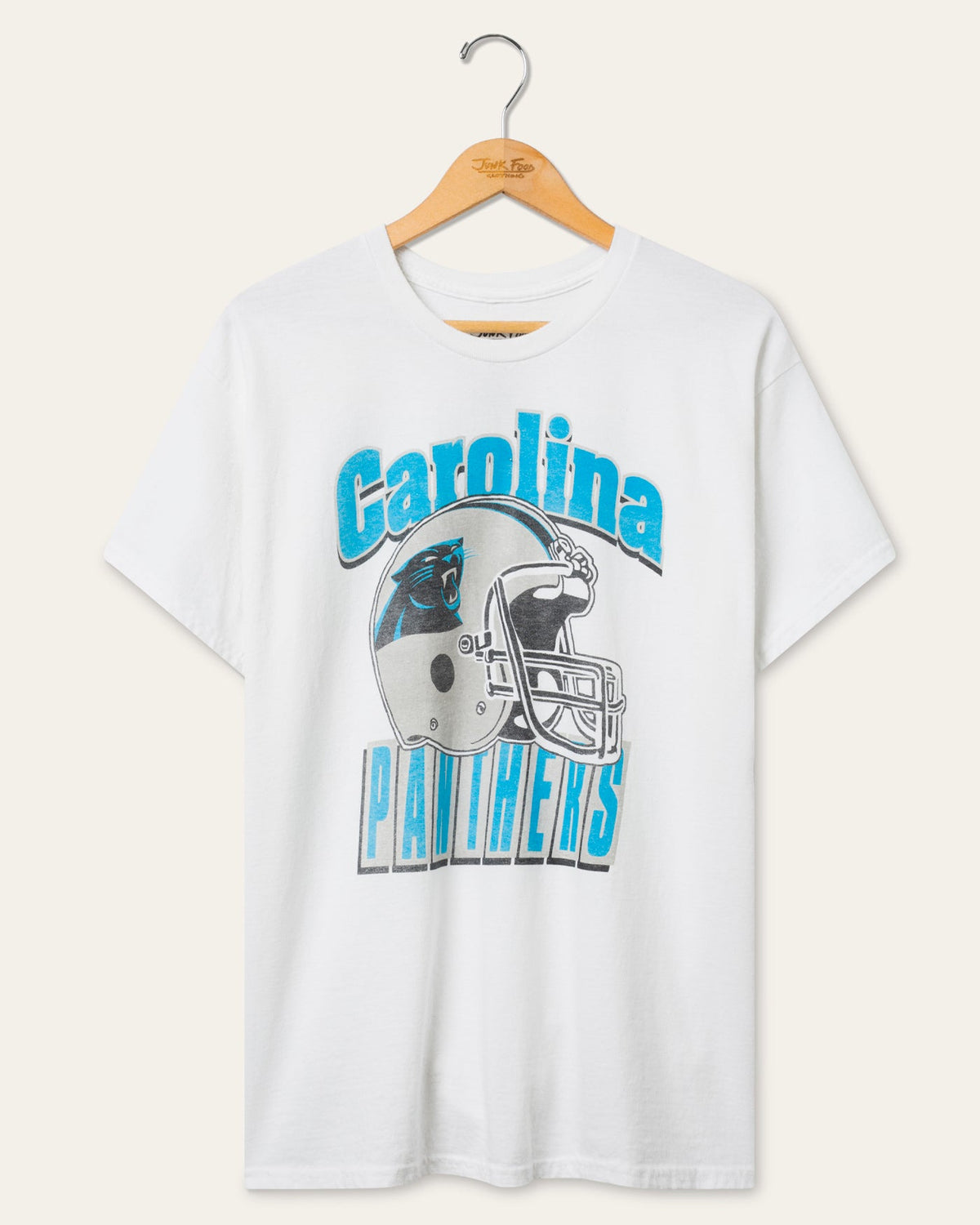 Carolina Panthers Throwback Helmet Flea Market Tee product image 1