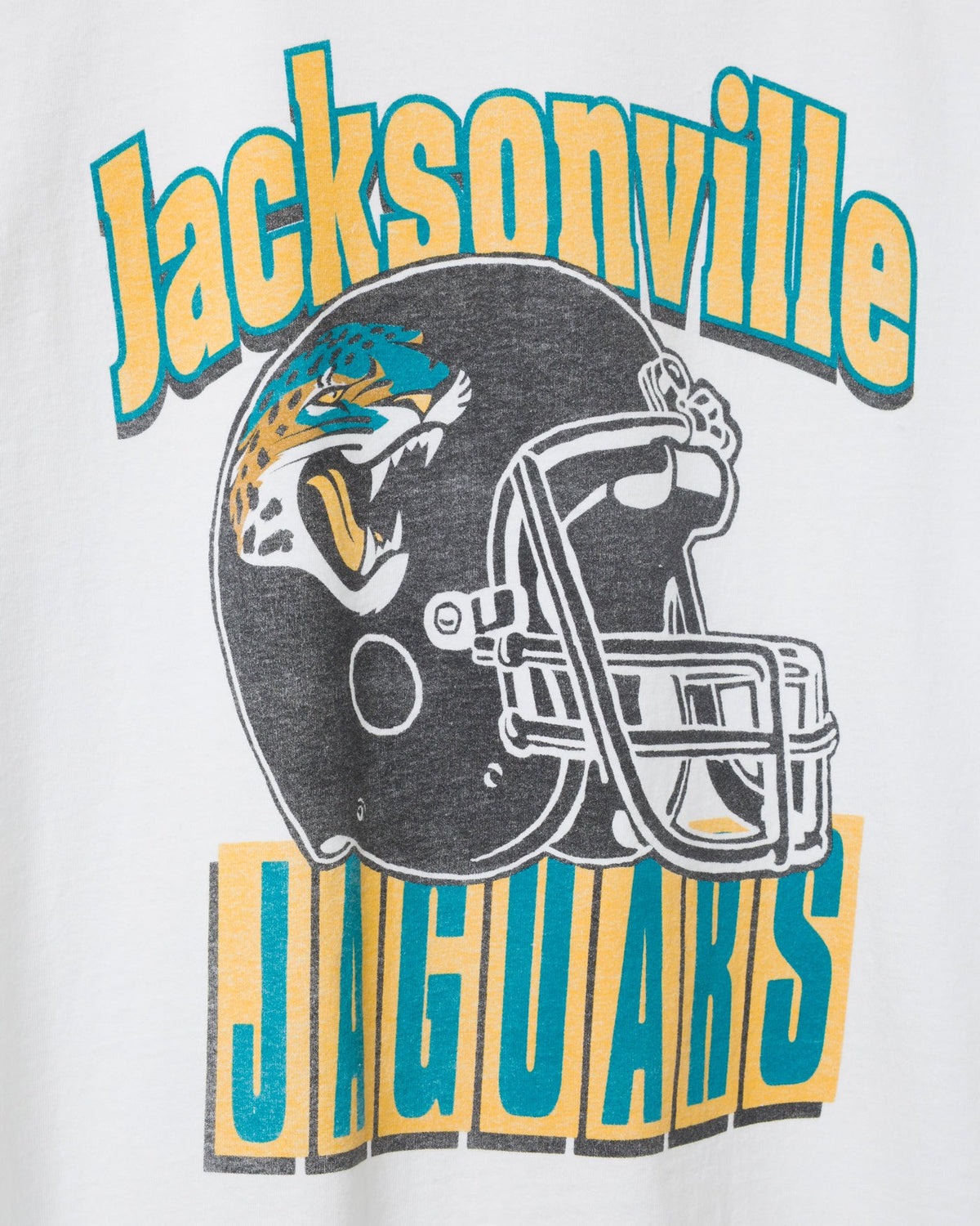 Jacksonville Jaguars Throwback Helmet Flea Market Tee product image 3
