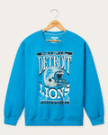 Detroit Lions Helmet Flea Market Crew Fleece product image 1