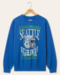 Seattle Seahawks Helmet Flea Market Crew Fleece product image 1