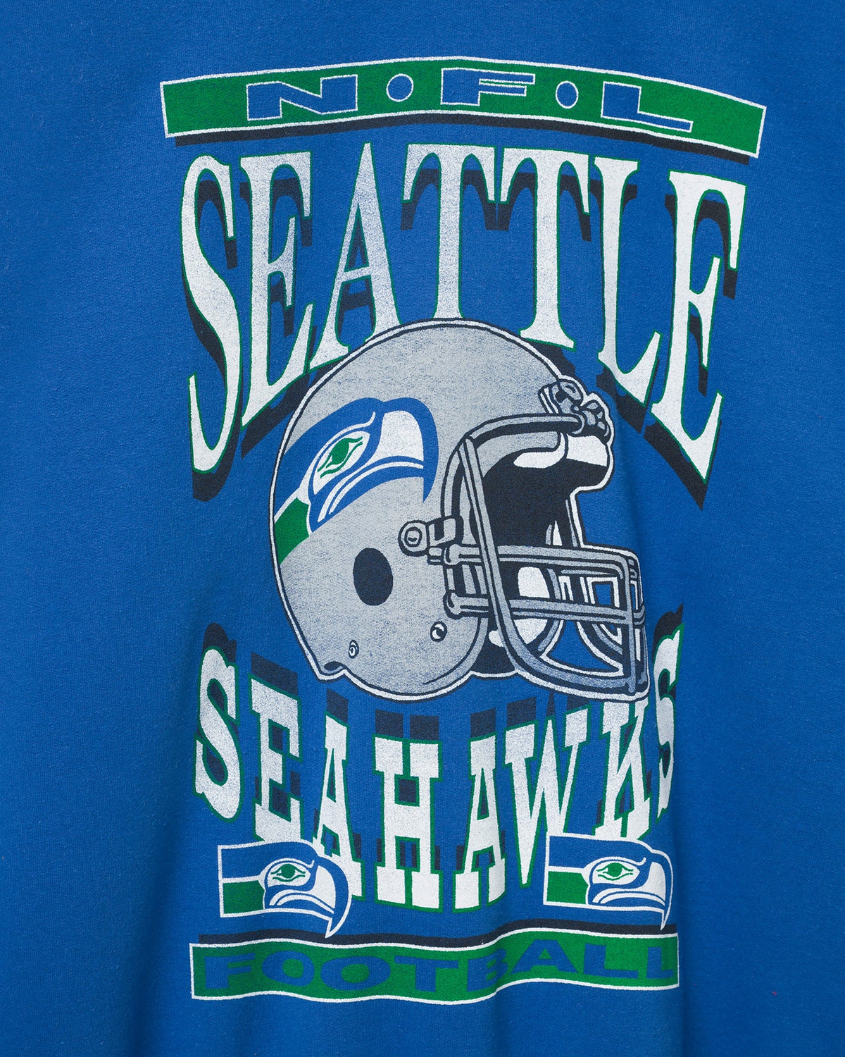 Seattle Seahawks Helmet Flea Market Crew Fleece product image 3