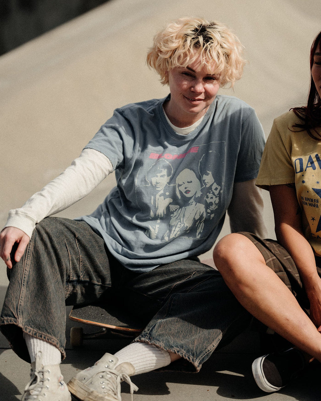 Women's Blondie Pink Lipstick Vintage Tee product image 3