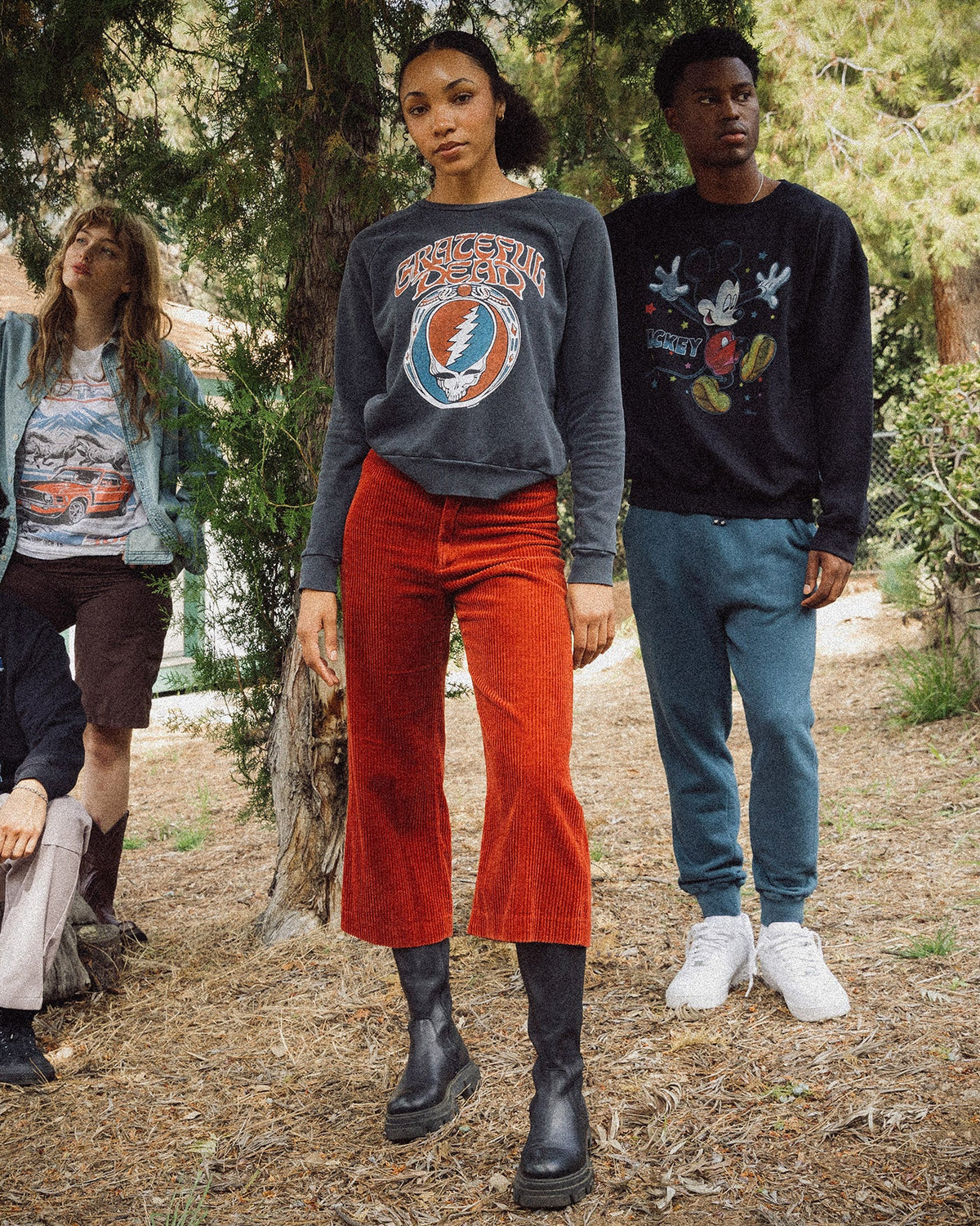 Women's Grateful Dead Skull Vintage Raglan Pullover product image 3