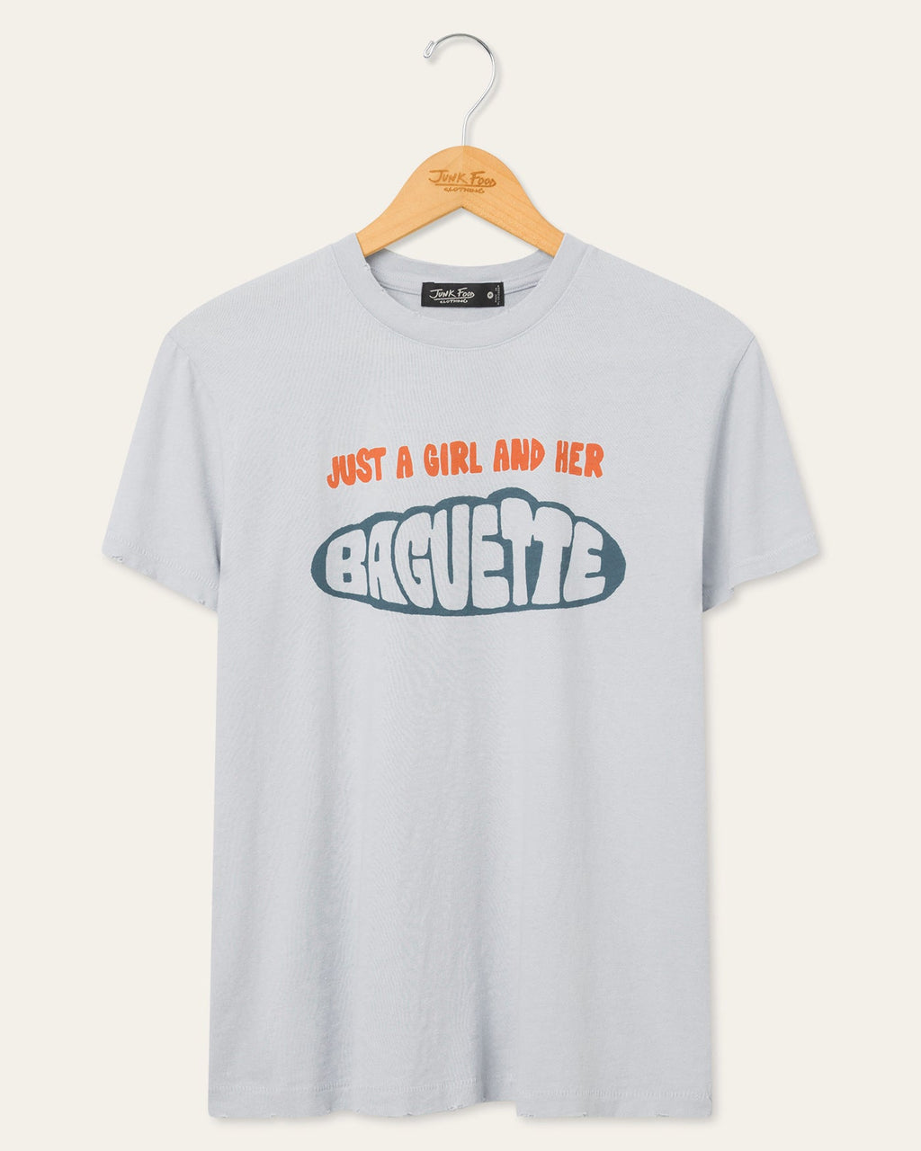 Women's Just a Girl and Her Baguette Vintage Tee product image 1