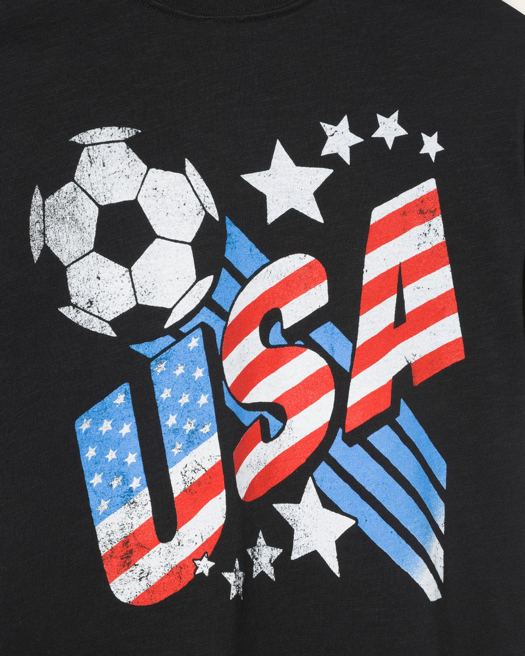 Women's USA Soccer Mock Neck Crop Tee product image 5