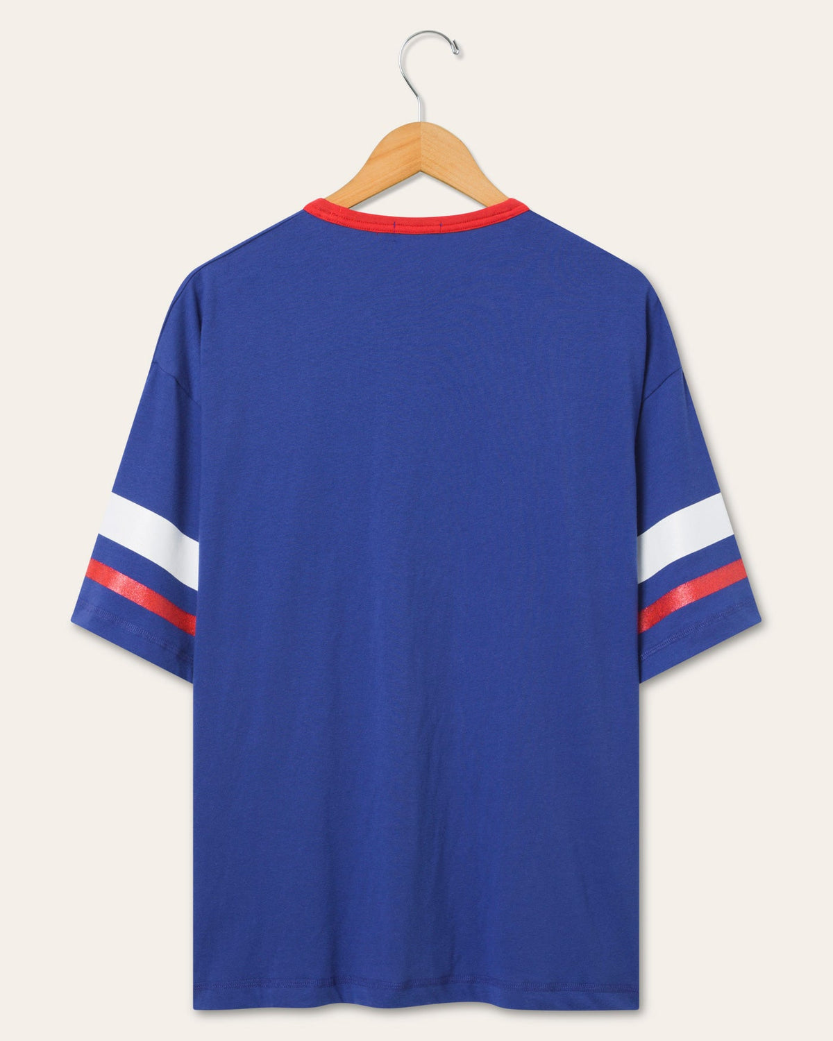 Women's Buffalo Bills Glitter Boxy Ringer product image 2