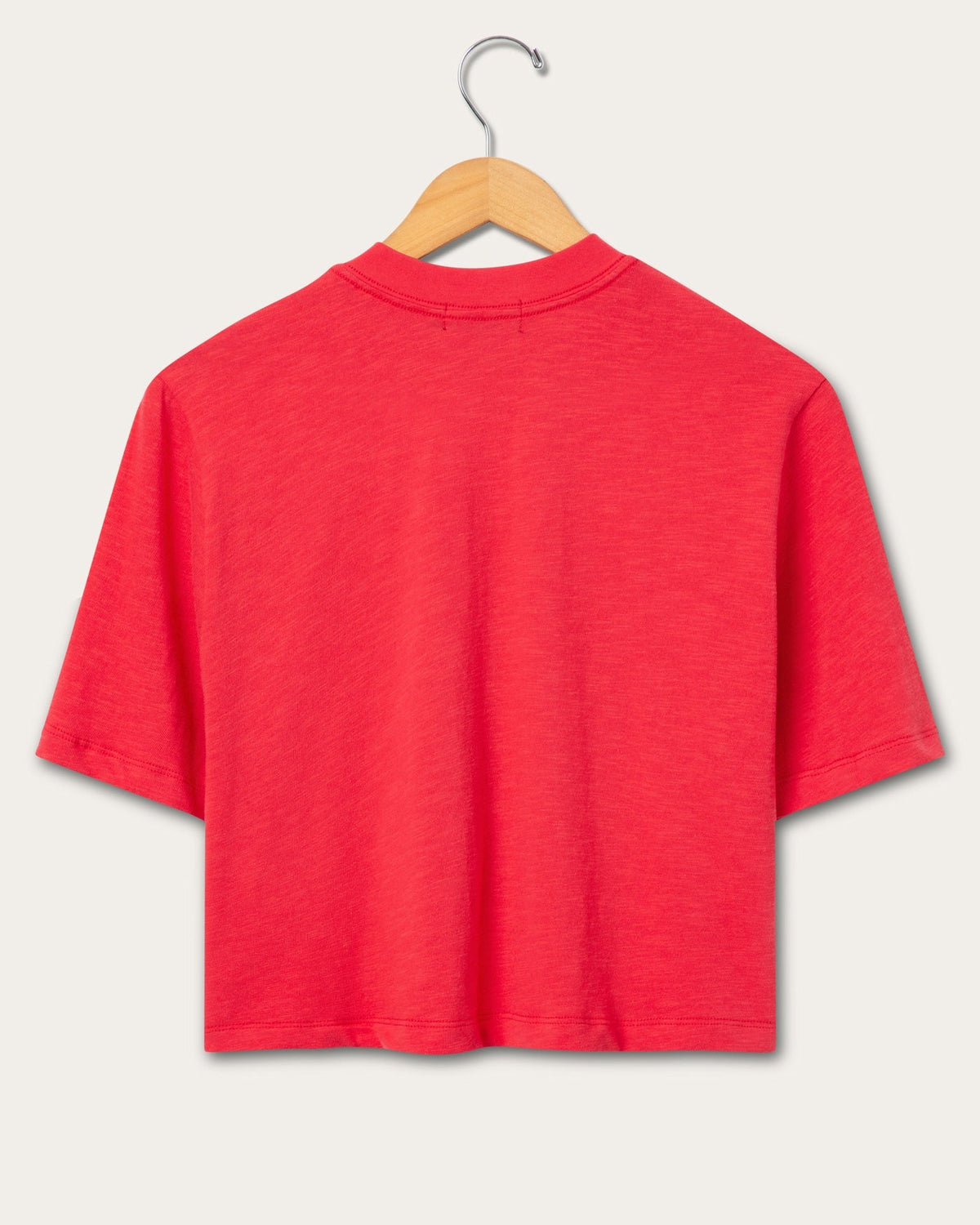 Women's Kansas City Chiefs Helmet Mock Neck Crop Tee product image 3