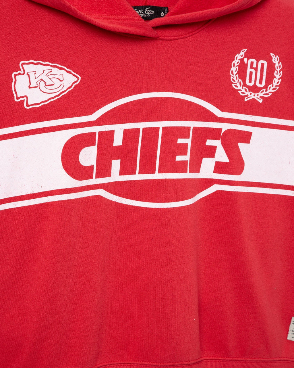 Women's Kansas City Chiefs Oversized Crop Hoodie product image 3