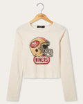 Women's San Francisco 49ers Helmet Crop Thermal product image 1