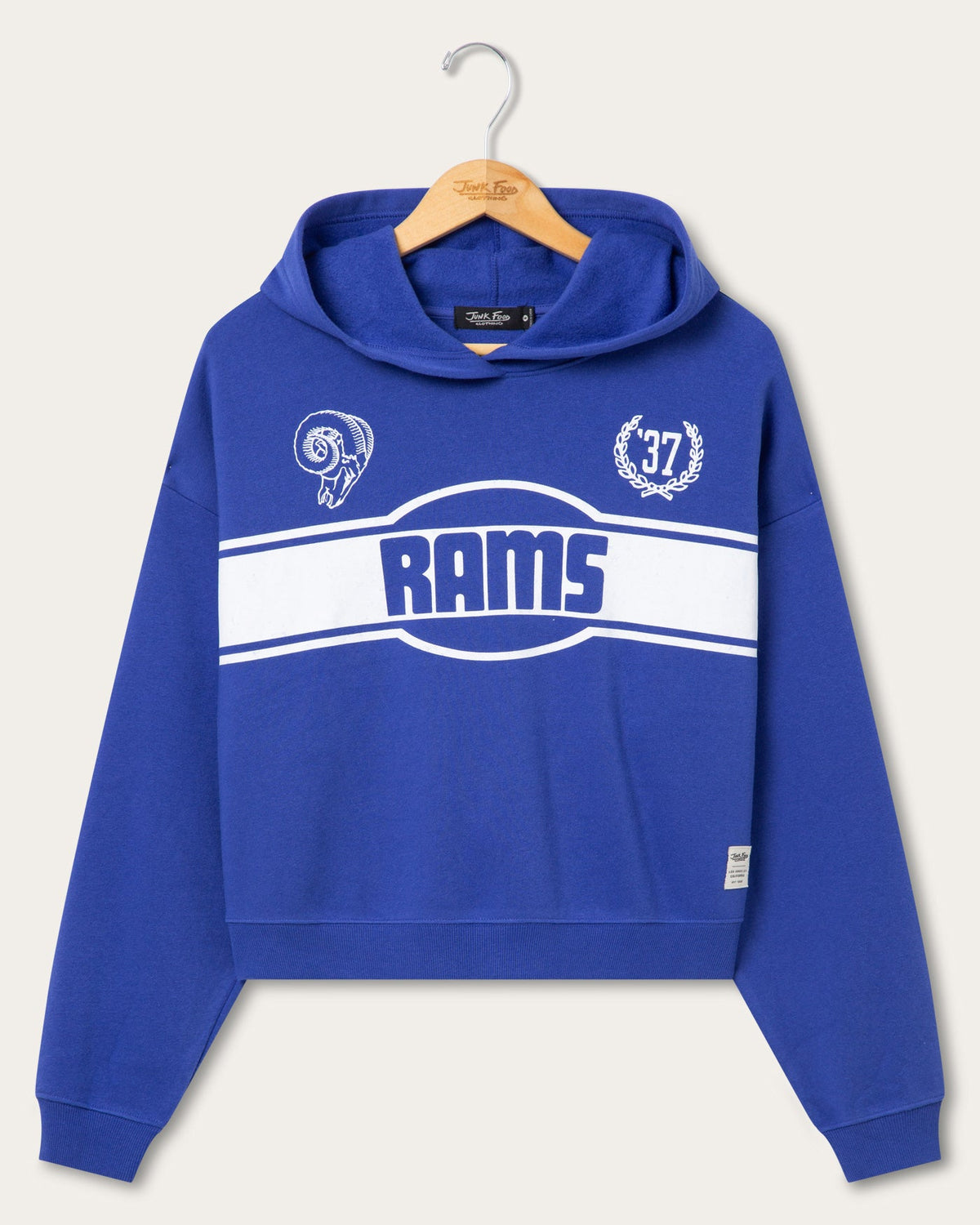 Women's Los Angeles Rams Oversized Crop Hoodie product image 1