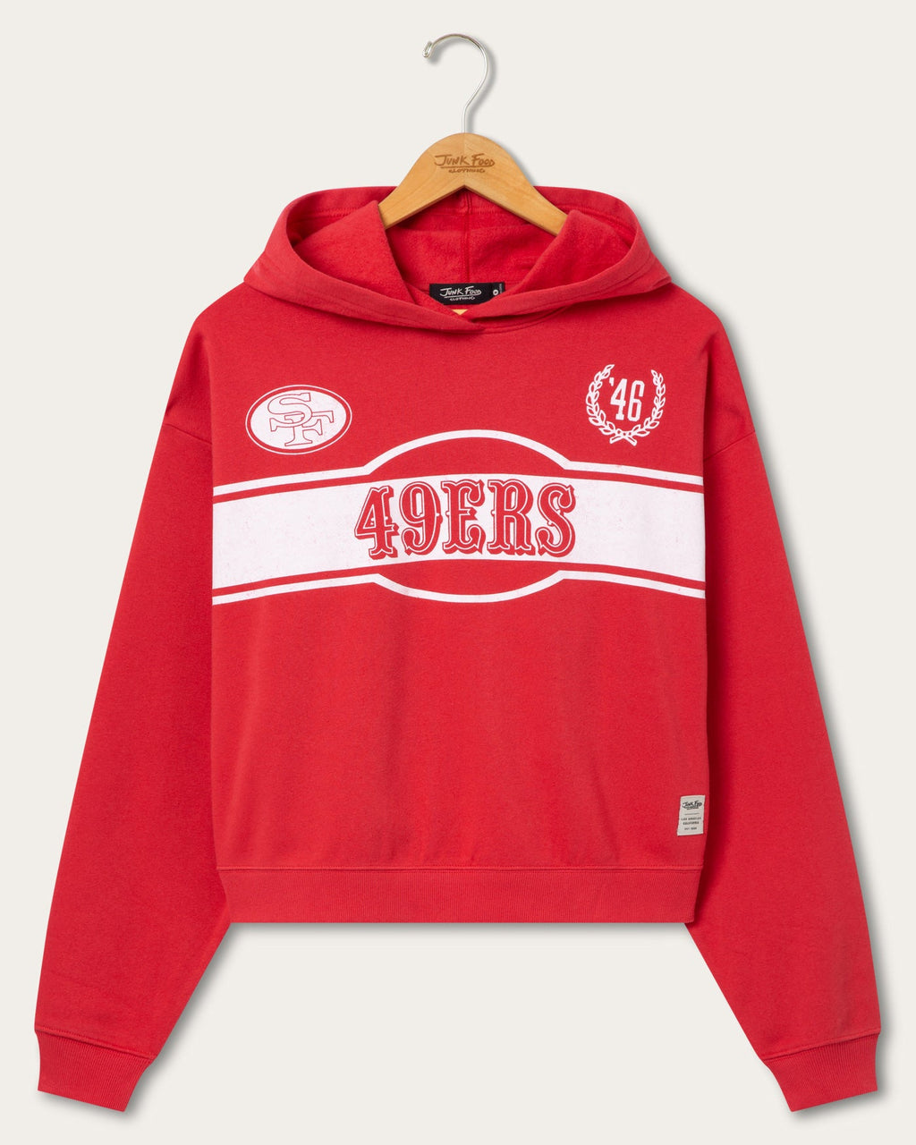 Women's San Francisco 49ers Oversized Crop Hoodie product image 1