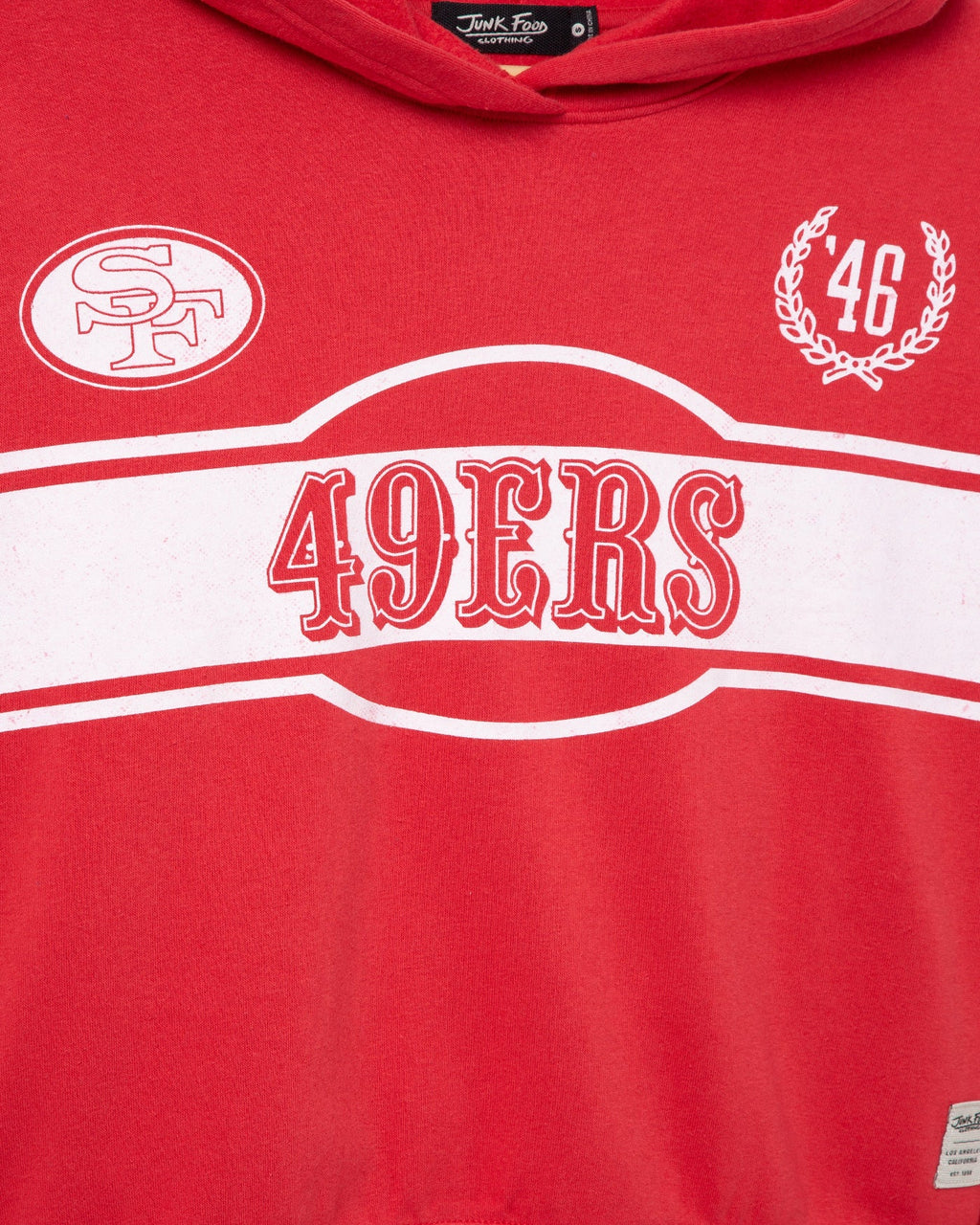 Women's San Francisco 49ers Oversized Crop Hoodie product image 3