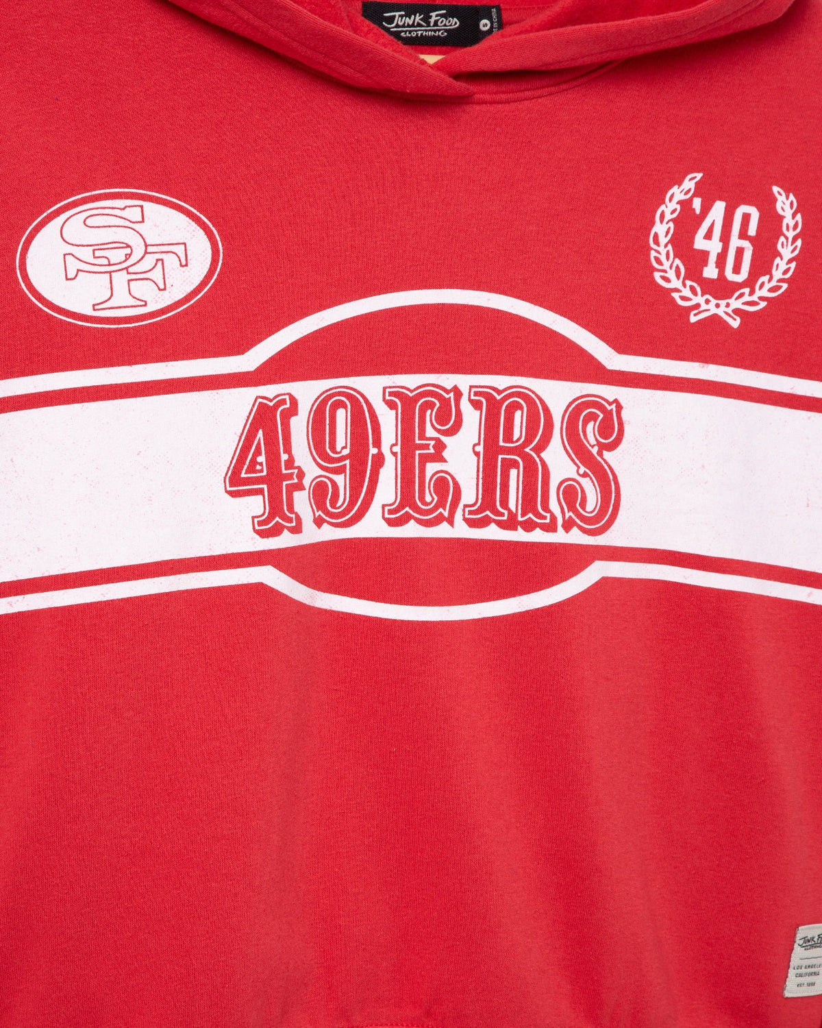 Women's San Francisco 49ers Oversized Crop Hoodie product image 3