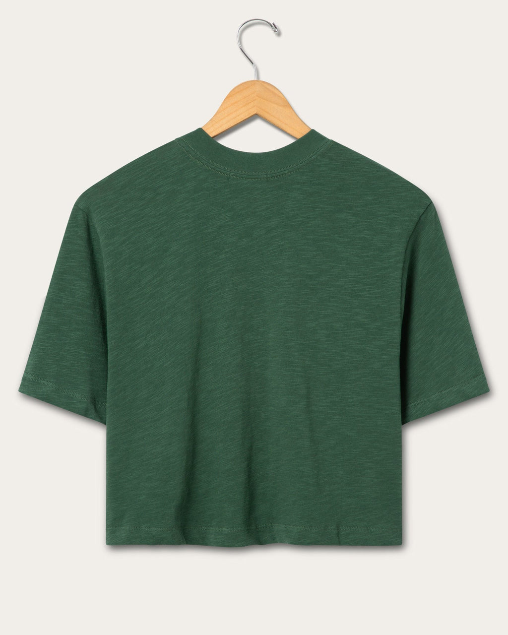 Women's Green Bay Packers Helmet Mock Neck Crop Tee product image 3