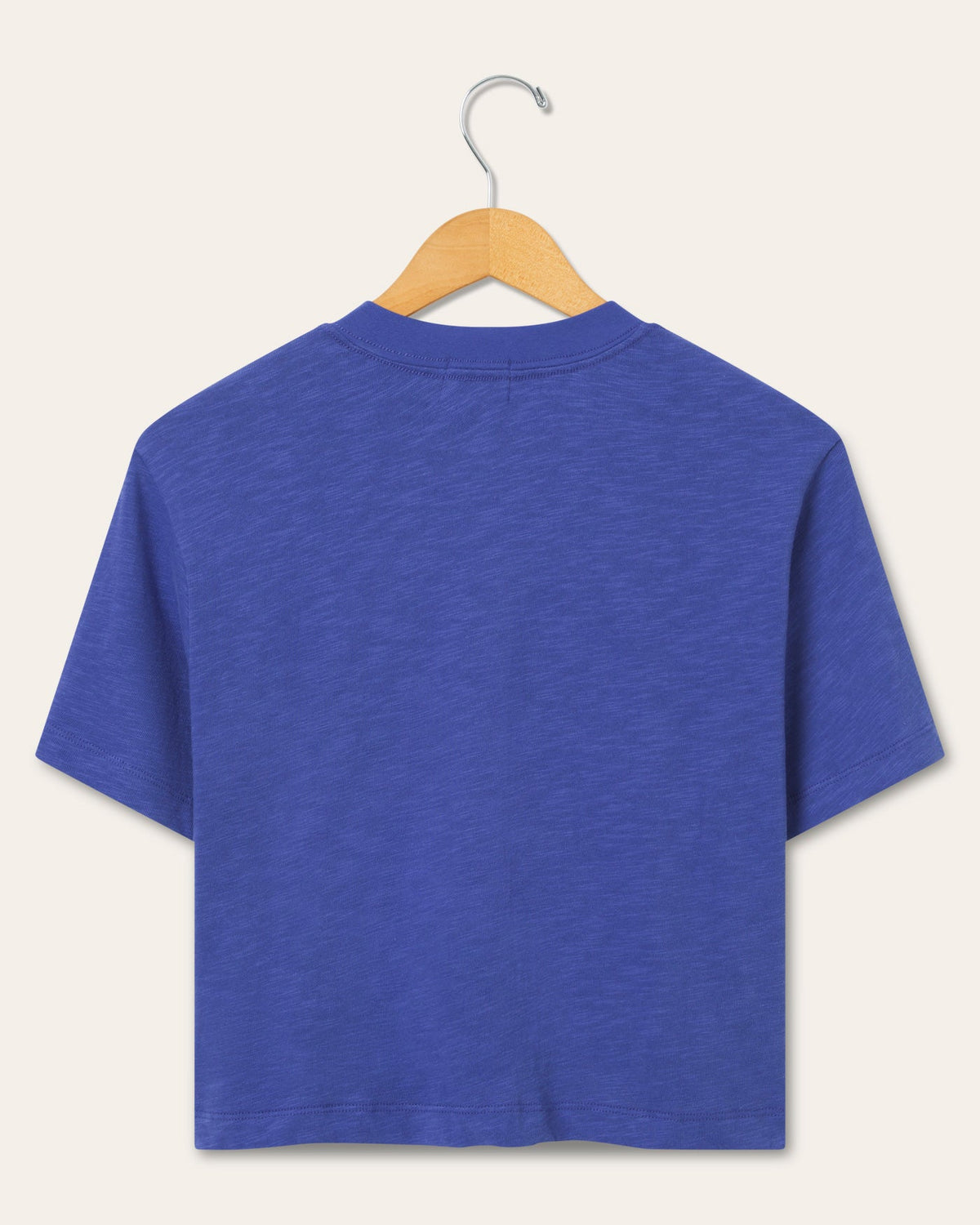 Women's Denver Broncos Helmet Mock Neck Crop Tee product image 3