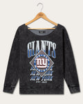 Women's New York Giants Off Shoulder Cropped Fleece product image 1