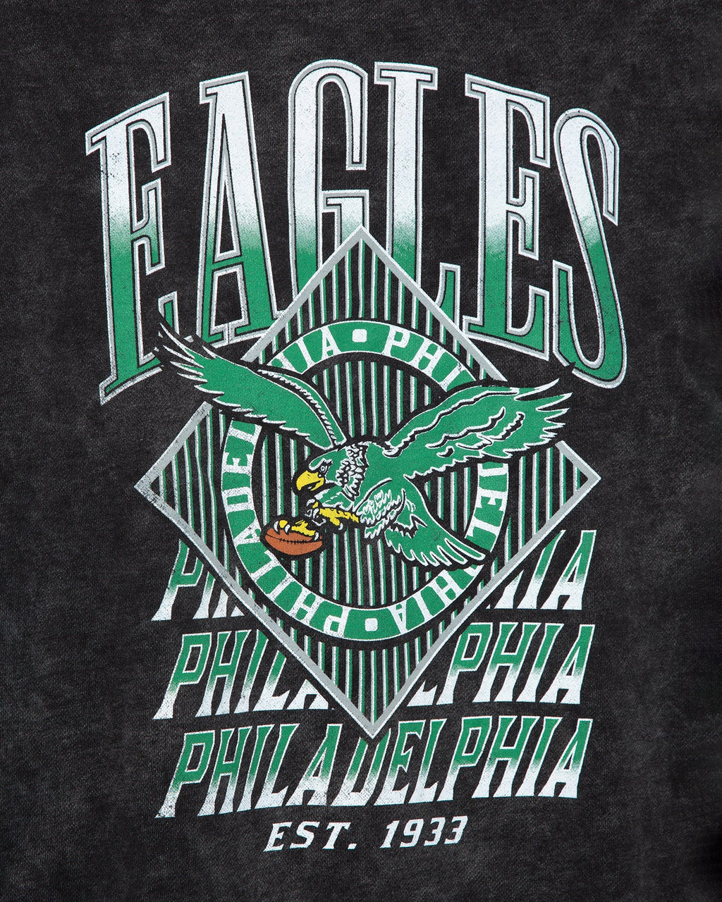 Women's Philadelphia Eagles Off Shoulder Cropped Fleece product image 3
