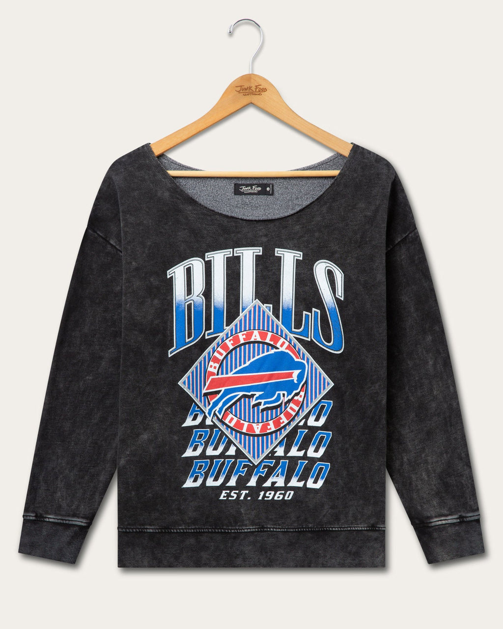 Women's Buffalo Bills Off Shoulder Cropped Fleece product image 1