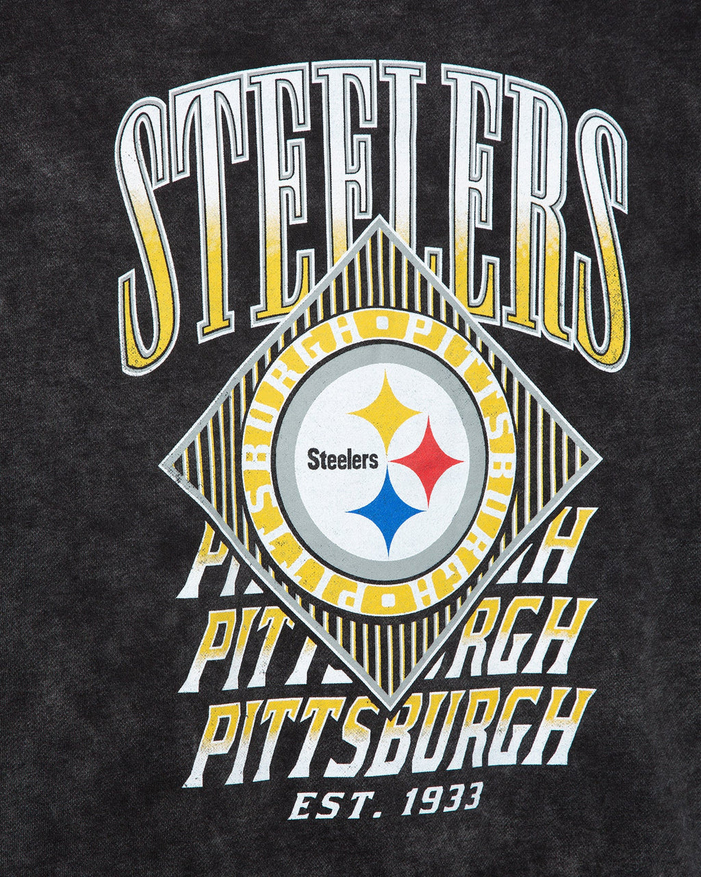 Women's Pittsburgh Steelers Off Shoulder Cropped Fleece product image 3
