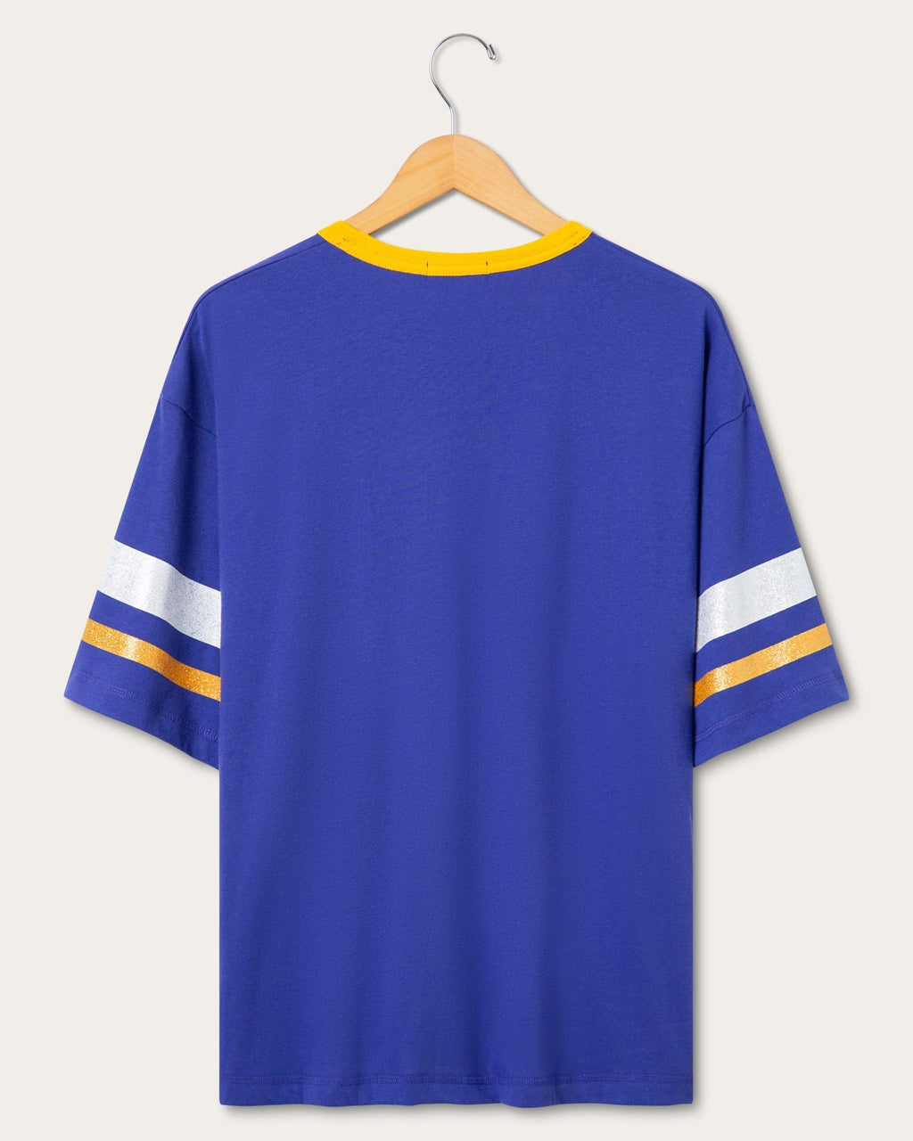 Women's Los Angeles Rams Glitter Boxy Ringer product image 2