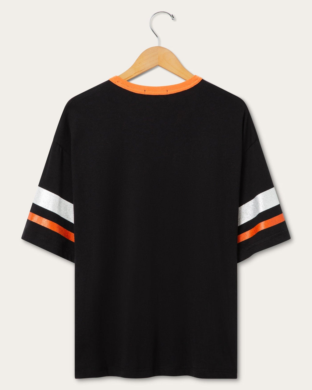 Women's Cincinnati Bengals Glitter Boxy Ringer product image 2