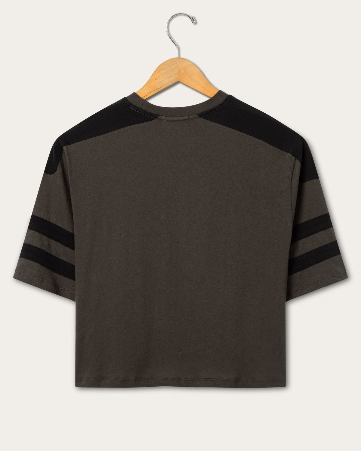 Women's Baltimore Ravens Striped Bling Crop Tee product image 2