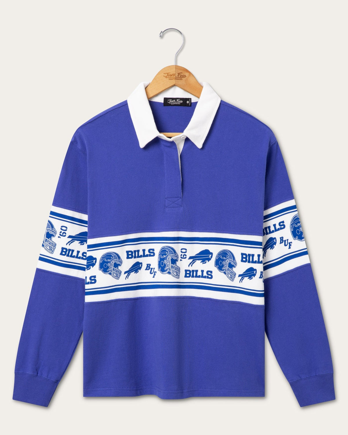 Women's Buffalo Bills Helmet Rugby Shirt product image 1