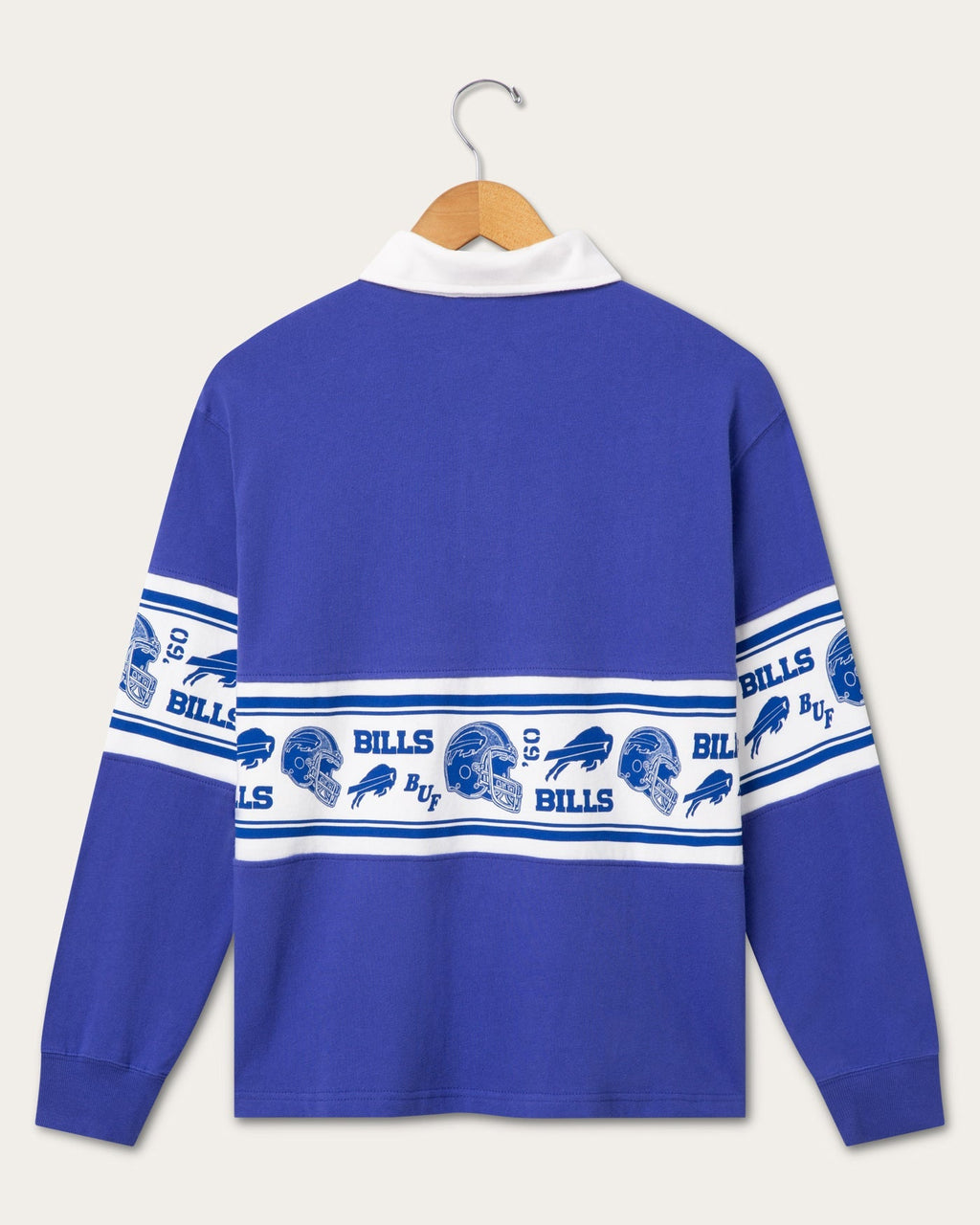 Women's Buffalo Bills Helmet Rugby Shirt product image 2