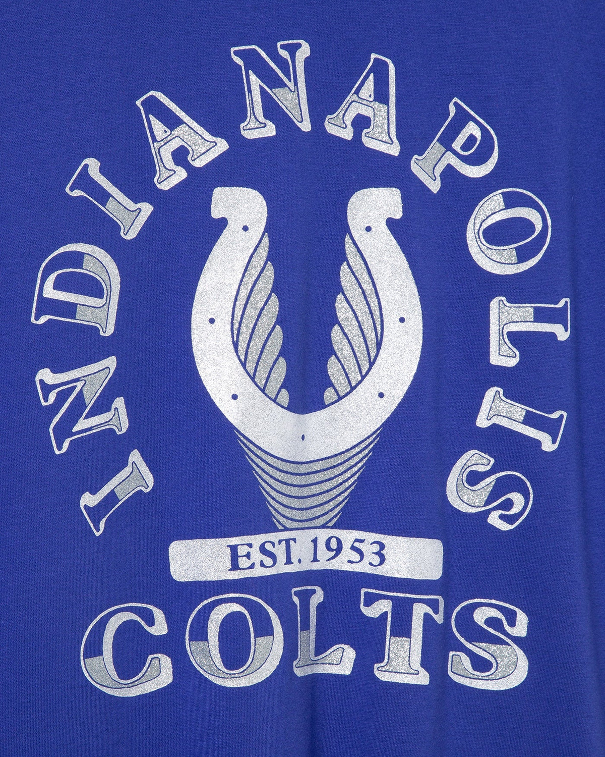 Women's Indianapolis Colts Glitter Boxy Ringer product image 3