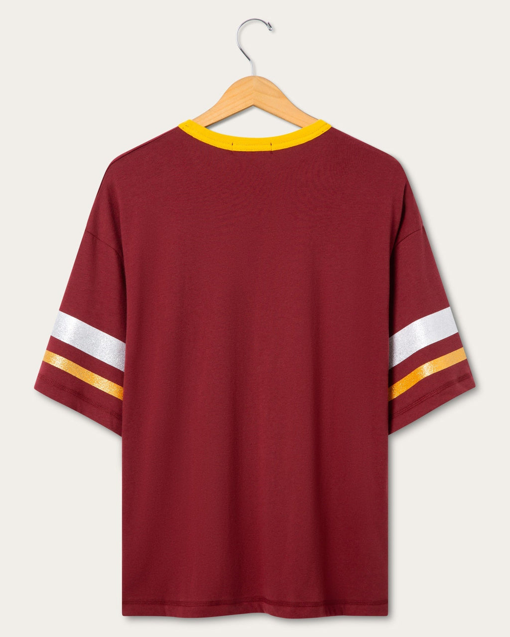 Women's Washington Commanders Glitter Boxy Ringer product image 2