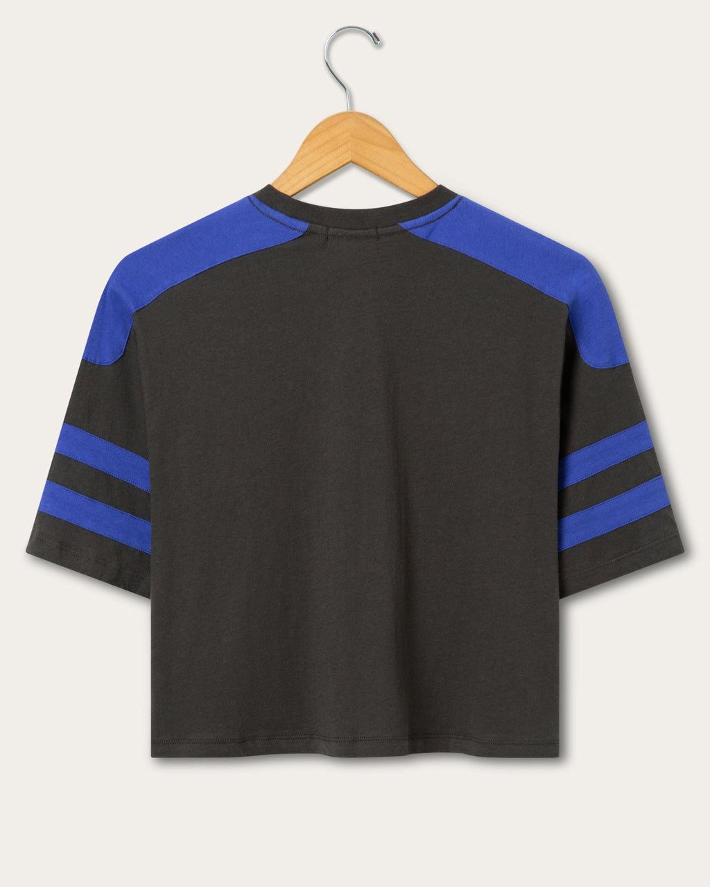 Women's Indianapolis Colts Striped Bling Crop Tee product image 2
